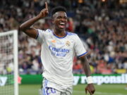 Após marcar gol do título para o Real Madrid, Vini Jr é eleito o melhor jovem jogador da Champions Após marcar gol do título para o Real Madrid, Vini Jr é eleito o melhor jovem jogador da Champions