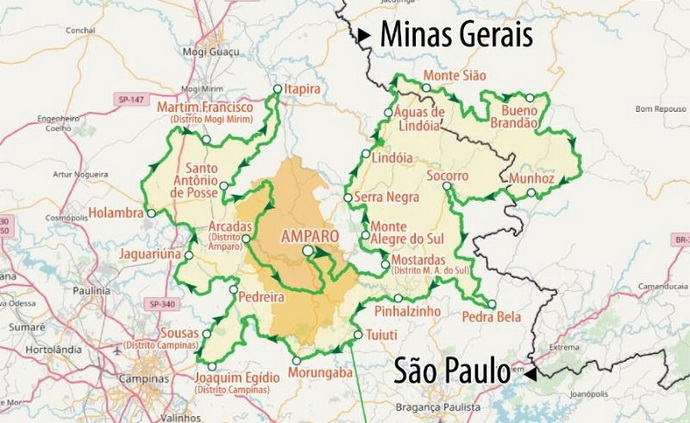 Caminho pro interior inclui 20 cidades da região de Campinas, Circuito das Águas e Sul de Minas.