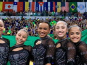 Seleção feminina é ouro no Pan de Ginástica Artística Seleção feminina é ouro no Pan de Ginástica Artística