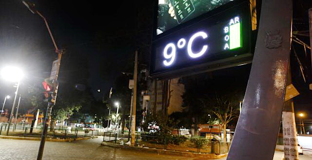 Nova frente fria derruba a temperatura em toda Região Metropolitana de Campinas