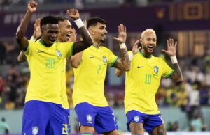 Brasil garante vaga nas quartas de final da Copa do Mundo Brasil goleia Coreia do Sul e garante vaga nas quartas de final da Copa