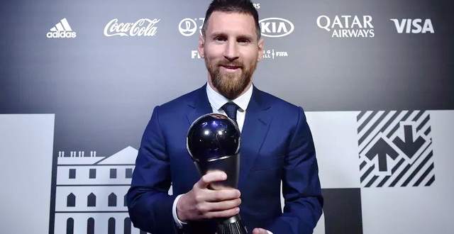 Messi é eleito pela sétima vez o melhor jogador do mundo pela Fifa