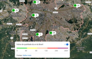 Google Maps mostra qualidade do ar em todo o estado de São Paulo Google Maps passa a mostrar qualidade do ar em todo o estado de São Paulo