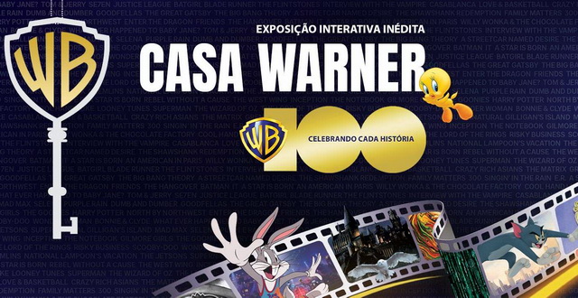 São Paulo recebe Casa Warner em comemoração dos 100 anos dos estúdios