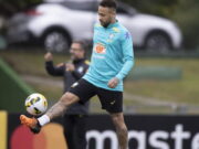 Neymar regressa aos treinos e reforça expectativas para o Mundial